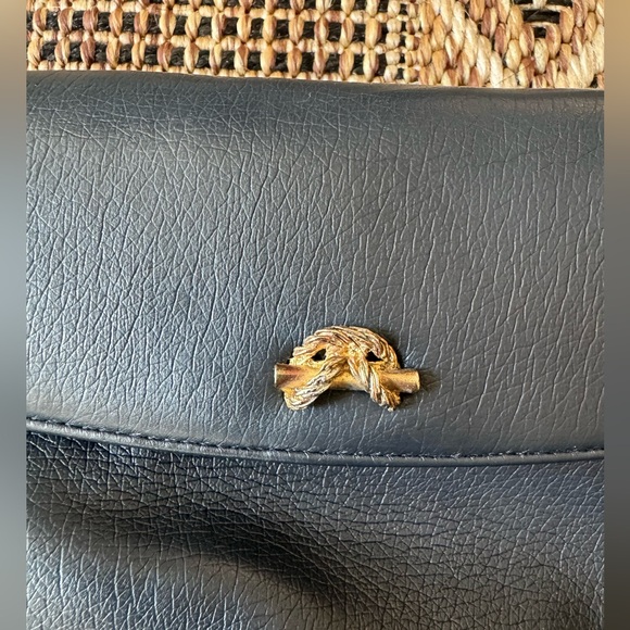 KORET Vintage Navy Blue Handbag - Picture 3 of 5